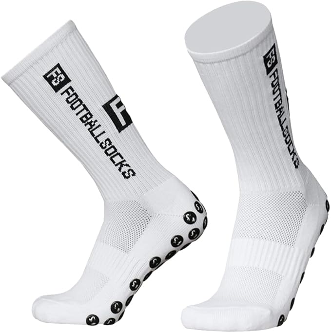 6 Pares Calcetines de Fútbol, Calcetas Antideslizantes Deportivas